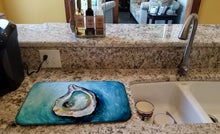 Load image into Gallery viewer, J Mac Oyster Dish Drying Mat – Absorbent, Artistic Kitchen Essentials