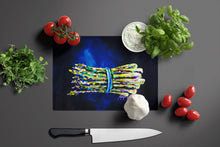 Load image into Gallery viewer, Jaimie's Bunch Asparagas Glass Cutting Boards – Durable, Decorative Kitchen Art