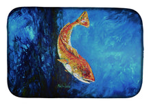 Load image into Gallery viewer, Katy Red Red Fish Dish Drying Mat – Absorbent, Artistic Kitchen Essentials