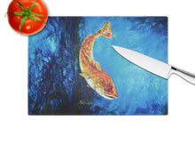 Load image into Gallery viewer, Katy Red Red Fish Glass Cutting Boards – Durable, Decorative Kitchen Art