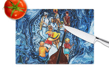 Load image into Gallery viewer, Kinda Jazzy Glass Cutting Boards – Durable, Decorative Kitchen Art