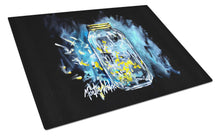 Load image into Gallery viewer, Lightning Bugs Glass Cutting Boards – Durable, Decorative Kitchen Art