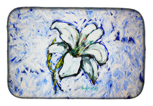 Load image into Gallery viewer, Lily Dish Drying Mat – Absorbent, Artistic Kitchen Essentials
