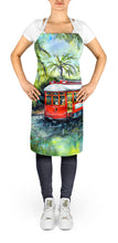 Load image into Gallery viewer, Little Red Street Car Apron – Artist-Designed Kitchen, BBQ &amp; Craft Apron