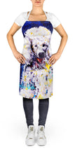 Load image into Gallery viewer, Louie White Poodle Apron – Artist-Designed Kitchen, BBQ &amp; Craft Apron