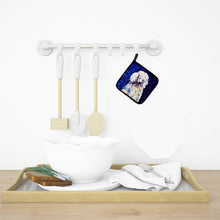 Load image into Gallery viewer, Louie White Poodle Pot Holders - Set of 2 Decorative Kitchen Helpers | Made in the USA