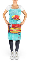 Load image into Gallery viewer, Hot Dog Cart Apron – Artist-Designed Kitchen, BBQ &amp; Craft Apron