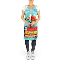 Load image into Gallery viewer, Hot Dog Cart Apron – Artist-Designed Kitchen, BBQ &amp; Craft Apron