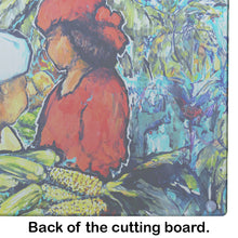 Load image into Gallery viewer, Market Day Glass Cutting Boards – Durable, Decorative Kitchen Art