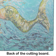 Load image into Gallery viewer, Mermaid After Your Heart Glass Cutting Boards – Durable, Decorative Kitchen Art