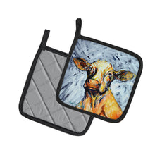 Load image into Gallery viewer, Moo Cow Pot Holders - Set of 2 Decorative Kitchen Helpers | Made in the USA