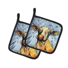 Load image into Gallery viewer, Moo Cow Pot Holders - Set of 2 Decorative Kitchen Helpers | Made in the USA