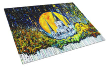 Load image into Gallery viewer, Moonlight Shadows Glass Cutting Boards – Durable, Decorative Kitchen Art
