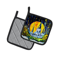 Load image into Gallery viewer, Moonlight Shadows Pot Holders - Set of 2 Decorative Kitchen Helpers | Made in the USA