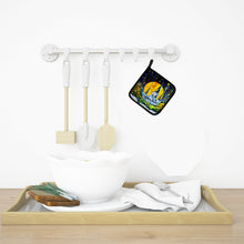 Load image into Gallery viewer, Moonlight Shadows Pot Holders - Set of 2 Decorative Kitchen Helpers | Made in the USA
