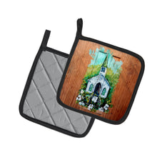 Load image into Gallery viewer, Nostalgic Zion AME  Pot Holders - Set of 2 Decorative Kitchen Helpers | Made in the USA