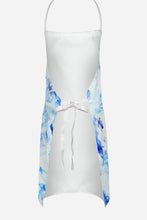 Load image into Gallery viewer, Novena Blue Santa Claus Apron – Artist-Designed Kitchen, BBQ &amp; Craft Apron