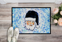Load image into Gallery viewer, Novena Blue Santa Claus Doormat
