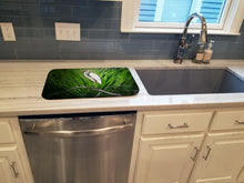 Load image into Gallery viewer, Heron On A Limb Dish Drying Mat – Absorbent, Artistic Kitchen Essentials