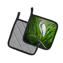 Load image into Gallery viewer, Heron On A Limb Pot Holders - Set of 2 Decorative Kitchen Helpers | Made in the USA
