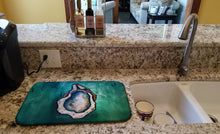 Load image into Gallery viewer, One Shell Oyster Dish Drying Mat – Absorbent, Artistic Kitchen Essentials