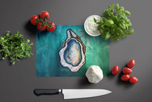 Load image into Gallery viewer, One Shell Oyster Glass Cutting Boards – Durable, Decorative Kitchen Art
