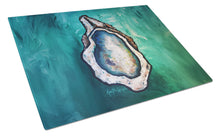 Load image into Gallery viewer, One Shell Oyster Glass Cutting Boards – Durable, Decorative Kitchen Art
