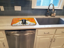 Load image into Gallery viewer, Peach Wool Sheep Dish Drying Mat – Absorbent, Artistic Kitchen Essentials