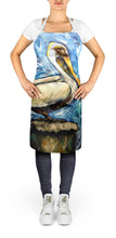 Load image into Gallery viewer, Pelican Blues Apron – Artist-Designed Kitchen, BBQ &amp; Craft Apron