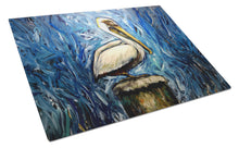 Load image into Gallery viewer, Pelican Blues Glass Cutting Boards – Durable, Decorative Kitchen Art