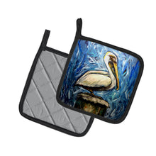Load image into Gallery viewer, Pelican Blues Pot Holders - Set of 2 Decorative Kitchen Helpers | Made in the USA