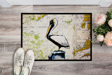 Load image into Gallery viewer, Pelican on Map Doormat-24x36 Indoor / Outdoor Rug | Made in USA