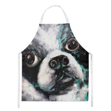 Load image into Gallery viewer, Boston Terrier Pretty Please Apron – Artist-Designed Kitchen, BBQ &amp; Craft Apron