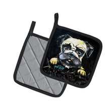 Load image into Gallery viewer, Pug It Out Pot Holders - Set of 2 Decorative Kitchen Helpers | Made in the USA