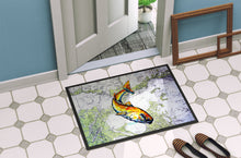 Load image into Gallery viewer, Red Fish On Map Doormat