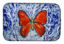 Load image into Gallery viewer, Red Glider Butterfly Dish Drying Mat – Absorbent, Artistic Kitchen Essentials