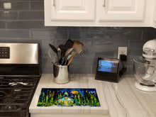 Load image into Gallery viewer, Rock of Ages Church Glass Cutting Boards – Durable, Decorative Kitchen Art