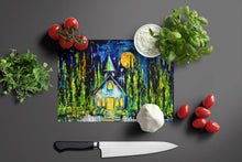 Load image into Gallery viewer, Rock of Ages Church Glass Cutting Boards – Durable, Decorative Kitchen Art