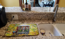 Load image into Gallery viewer, Saint Charles No. 922 Streetcar Dish Drying Mat – Absorbent, Artistic Kitchen Essentials