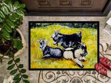 Load image into Gallery viewer, Scooter Pooter and Tooter Goats Doormat-24x36 Indoor / Outdoor Rug | Made in USA