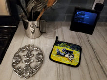 Load image into Gallery viewer, Scooter Pooter and Tooter Goats Pot Holders - Set of 2 Decorative Kitchen Helpers | Made in the USA