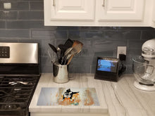 Load image into Gallery viewer, Boston Terrier Scout Glass Cutting Boards – Durable, Decorative Kitchen Art