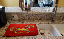 Load image into Gallery viewer, Seafood Sandwich Crab Shrimp Crawfish Dish Drying Mat – Absorbent, Artistic Kitchen Essentials