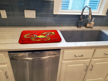 Load image into Gallery viewer, Seafood Sandwich Crab Shrimp Crawfish Dish Drying Mat – Absorbent, Artistic Kitchen Essentials
