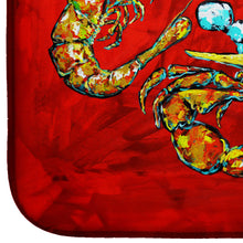 Load image into Gallery viewer, Seafood Sandwich Crab Shrimp Crawfish Dish Drying Mat – Absorbent, Artistic Kitchen Essentials