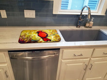 Load image into Gallery viewer, Sha Red Baba Bird Dish Drying Mat – Absorbent, Artistic Kitchen Essentials