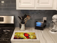 Load image into Gallery viewer, Sha Red Baba Bird Glass Cutting Boards – Durable, Decorative Kitchen Art