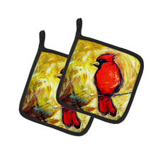 Load image into Gallery viewer, Sha Red Baba Bird Pot Holders - Set of 2 Decorative Kitchen Helpers | Made in the USA