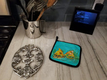 Load image into Gallery viewer, Side By Side Red Fish Pot Holders - Set of 2 Decorative Kitchen Helpers | Made in the USA