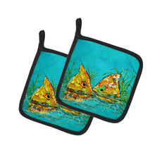 Load image into Gallery viewer, Side By Side Red Fish Pot Holders - Set of 2 Decorative Kitchen Helpers | Made in the USA